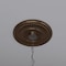 Ekena Millwork Berkshire PVC Ceiling Medallion (Canopies up to 7"), 16"OD x 3 1/2"ID x 1"P, Metallic Antique Brass CMP16BECAB - alternate 10